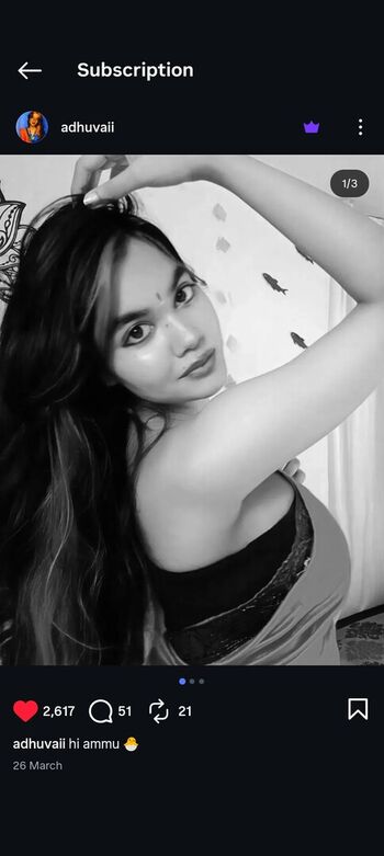 Full leaked Adhuvaii private photo