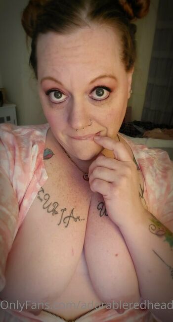 Full leaked Adorableredhead private photo
