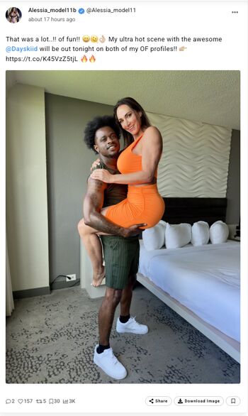 Full leaked Alessia model private photo