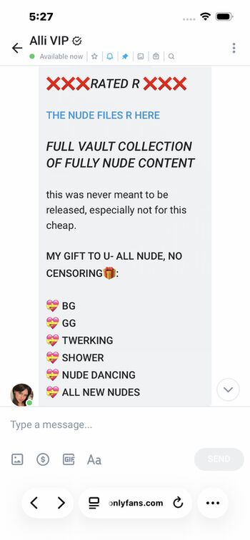 Full leaked Aliaugh private photo