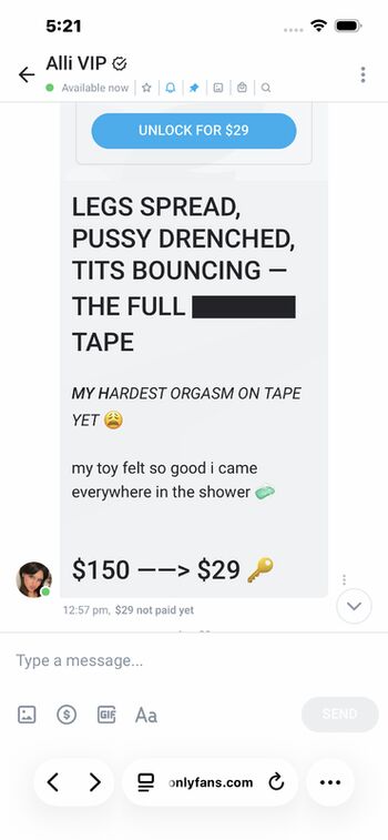 Full leaked Aliaugh private photo
