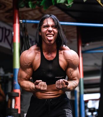 Full leaked Amazona ifbbpro private photo