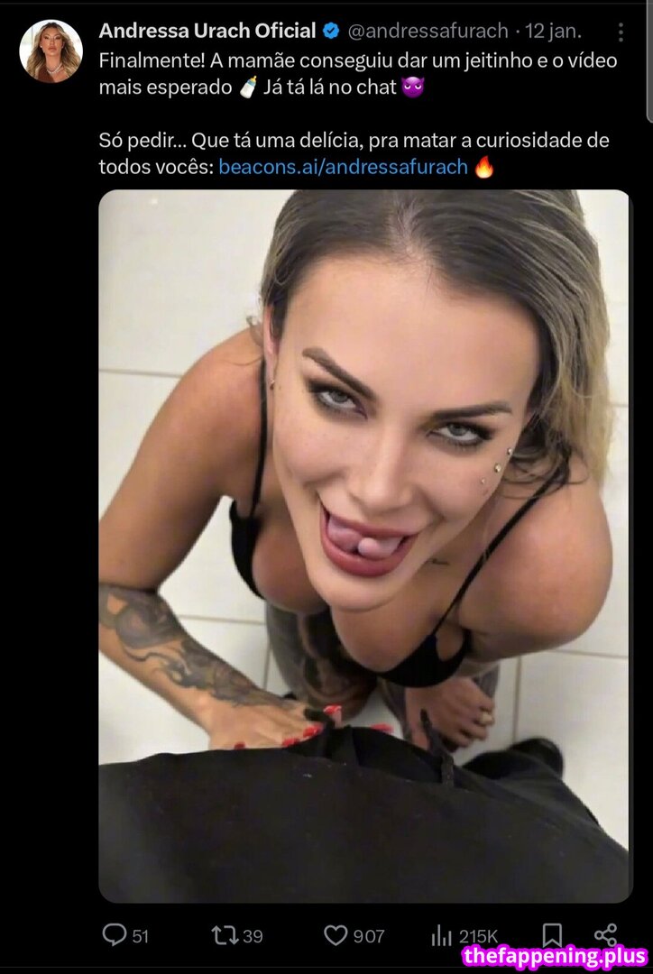 Andressa Urach Criou Um