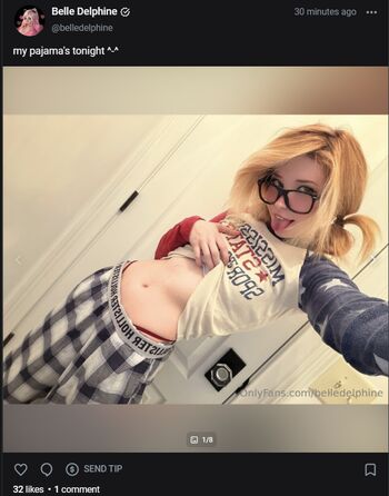 Full leaked Belle delphine  page private onlyfans photo