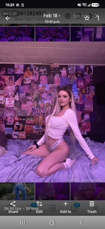 Full leaked Breezybabes private photo