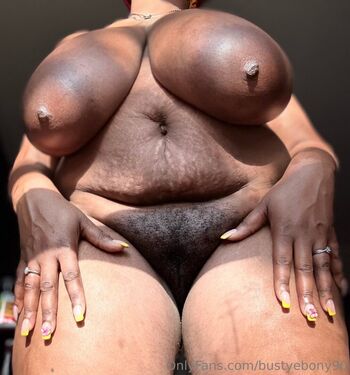 Full leaked Bustyebony private photo