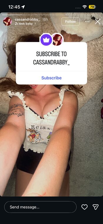 Full leaked Cassandrabby page private photo