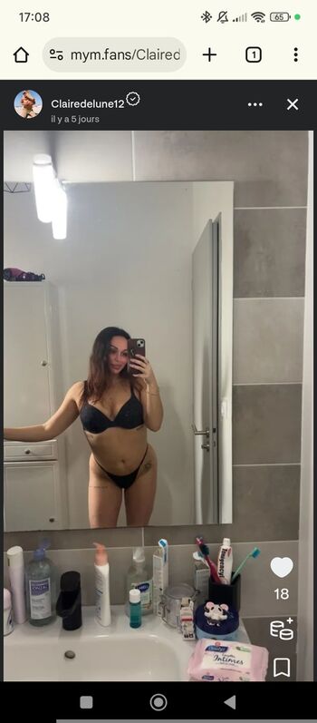 Full leaked Clairedelune private photo