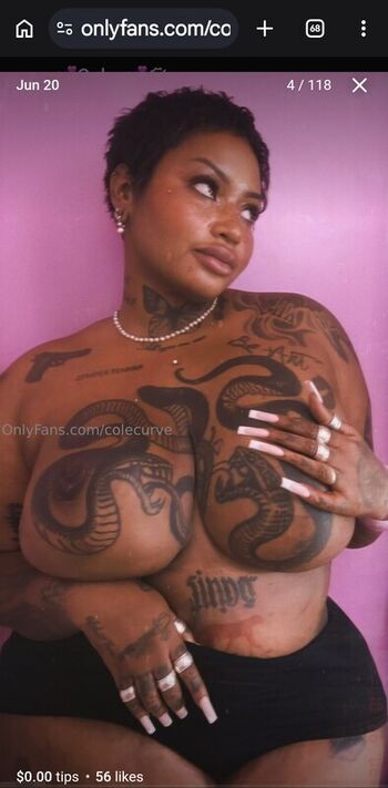 Full leaked Colecurve private photo