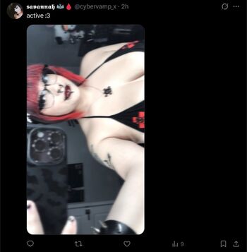 Full leaked Cybervamp private photo