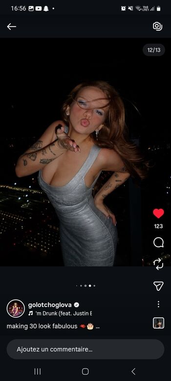 Full leaked Golotchoglova private photo