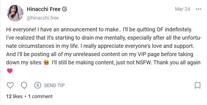 Full leaked Hinacchi private photo