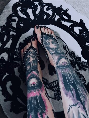 Full leaked Inked feet page private photo