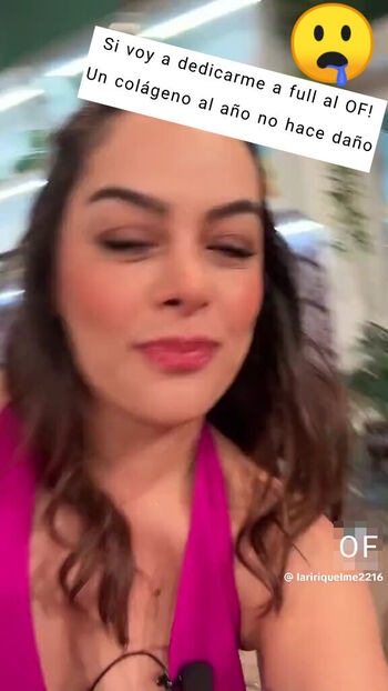 Full leaked Larissa riquelme page private photo