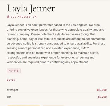 Full leaked Layla jenner page private photo