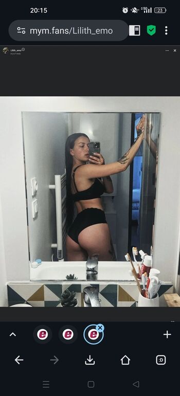 Full leaked Lilith emo private photo