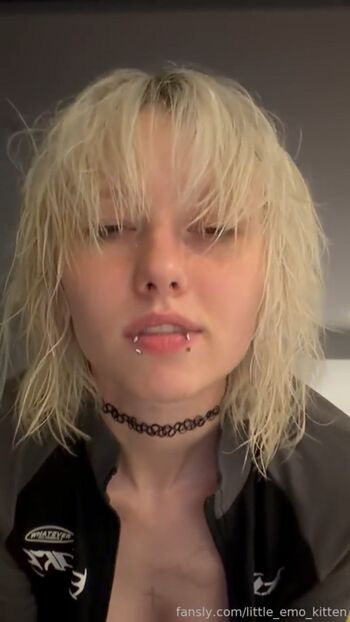 Full leaked Little emo kitten private photo