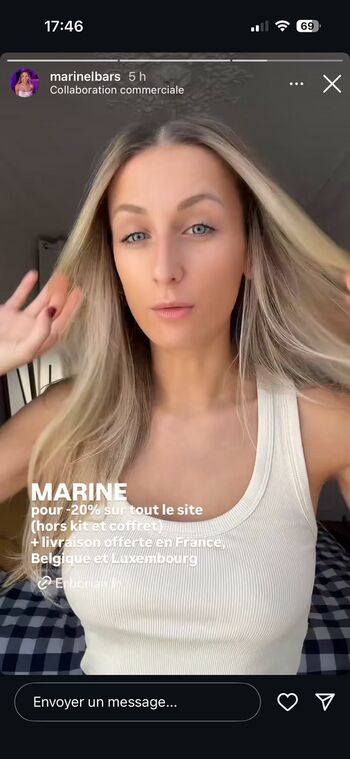 Full leaked Marinelbars private photo