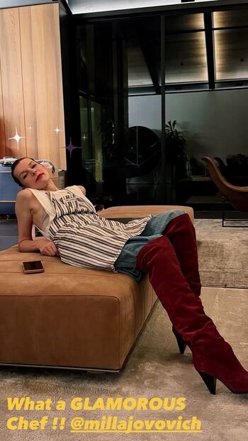 Full leaked Milla jovovich private photo