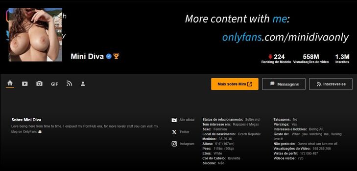 Full leaked Mini diva page private photo