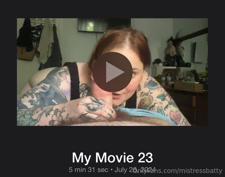 Full leaked Mistressbatty private photo