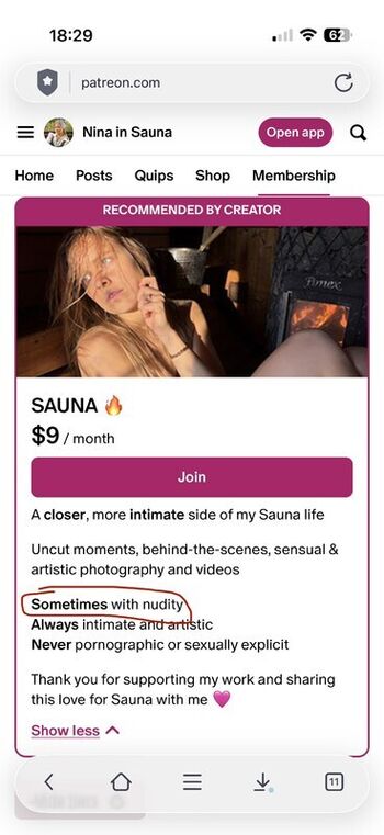 Full leaked Ninainsauna private photo