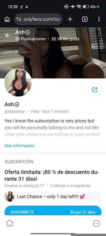 Full leaked Ofcourseashley private photo