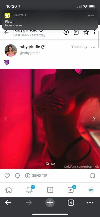Full leaked Ruby grindle private photo
