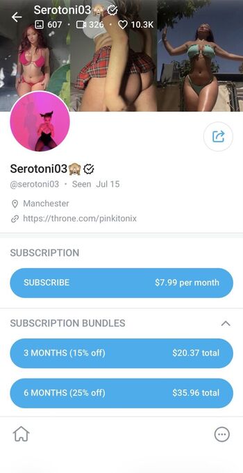 Full leaked Serotoni private photo