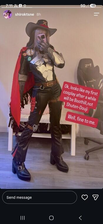 Full leaked Shirokitsune private photo