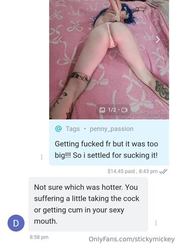 Full leaked Stickymickey private photo