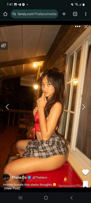 Full leaked Thalia co page private photo
