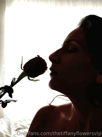 Full leaked Tiffany flowers private photo