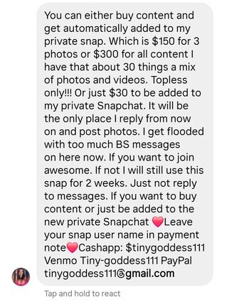 Full leaked Tinygoddess private photo