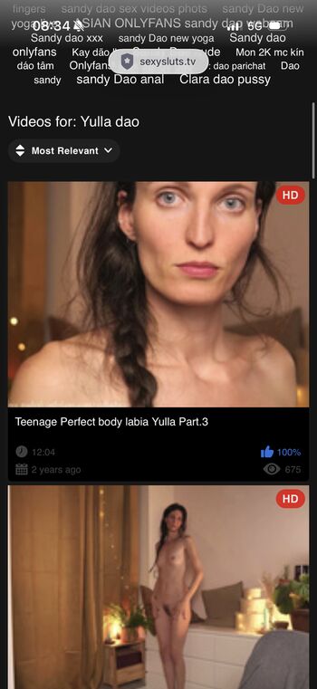 Full leaked Yulla dao private photo